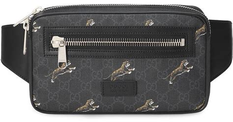 gucci women belt bag|Gucci fanny pack with tiger.